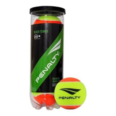 Imagem de Bola de Beach Tennis Penalty Kit 3 Unidades, Amarelo, Laranja