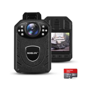 Imagem de Câmera Bodycam Boblov Corporal KJ21 1080p Hd Visão Noturna 32gb - Mike