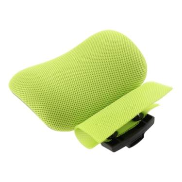 Imagem de IEUDNS Cadeira de escritório ajustável encosto de cabeça acessórios destacáveis ​​cadeira de trabalho travesseiro de cabeça para apartamento quarto sala de, Verde