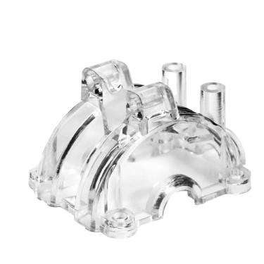 Imagem de CHRCOED Transparent Differential Gear Covers,Clear Plastic Gearbox,Differential Case,Front and Rear Diff Gear Cover for Tamiya 1/10 RC Car TT02