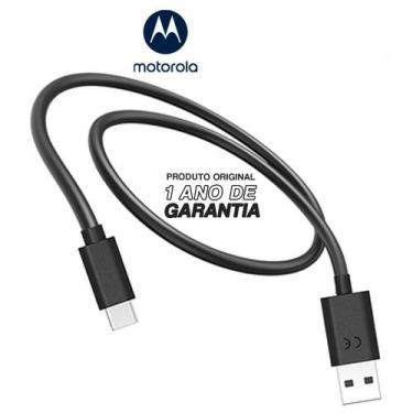 Imagem de Cabo Carregador Original Motorola USB-A P/ USB-C Sem Embalagem - Moto 