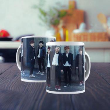 Imagem de Caneca de Porcelana 325ml Personalizada BTS Decorada - Generic, BTS 7