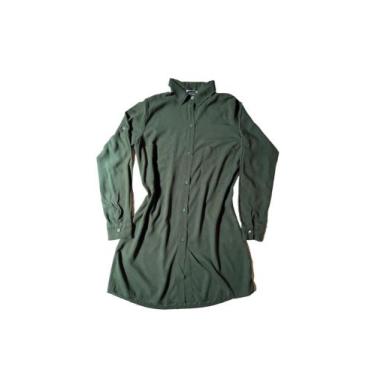 Imagem de Chemise Camisa Manga Longa Saída de Praia Leve Coleção - Madame, Verde