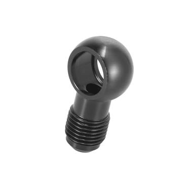 Imagem de ACROPIX 1 peça de diâmetro 14 mm Fuel Banjo encaixe para 6AN macho Flare adaptador conector adaptador de linha de combustível para carro preto 9/16-18 peças de carro de rosca