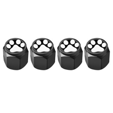 Imagem de 4 peças de tampas de haste de válvula de pneu, tampa de válvula de ar de metal, tampas de haste de roda de carro de alumínio, capas de haste universais para carros, caminhões, bicicletas,