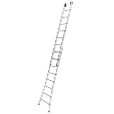 Imagem de Escada Extensível 3x1 2x8 Degraus em Alumínio Suporta 150kg Antiderrap