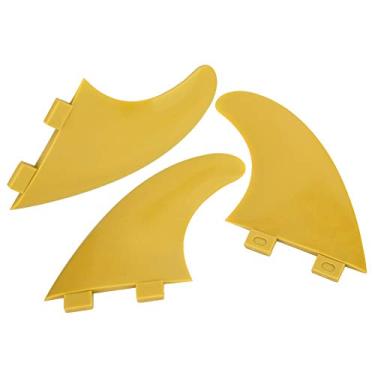 Imagem de Zaweliyo Soft Top Surfboard Fin Conjunto de 3 Barbatanas de Surf, Conjunto de Barbatanas de Surf G5, Adequado para Várias Pranchas de Surf, Independentemente do Tamanho da (G5)