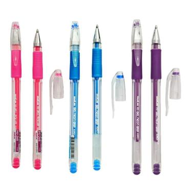 Imagem de Caneta Gel Grip Neon 3 Unidades - moLin