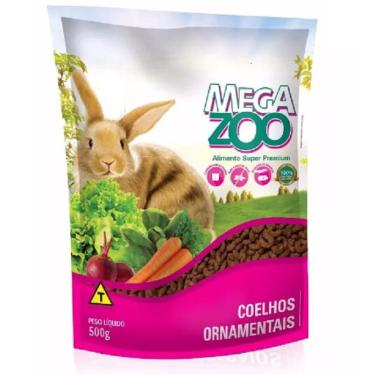 Imagem de Ração Megazoo Para Coelhos Ornamentais Adultos 500G
