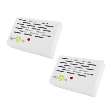 Imagem de Kit com 2 Anti Mofo Eletrônico Fungo Bolor Bactéria 220V Byemofo Controle Umidade Ambiente Eletrônico Desumidificação Eliminador Doméstico Armário