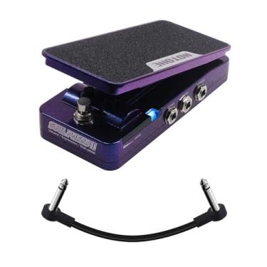 Imagem de Hotone Soul Press II 4 em 1 comutável Wah, volume ativo e pedal de efeitos de expressão passiva com indicadores visíveis de posição do pedal