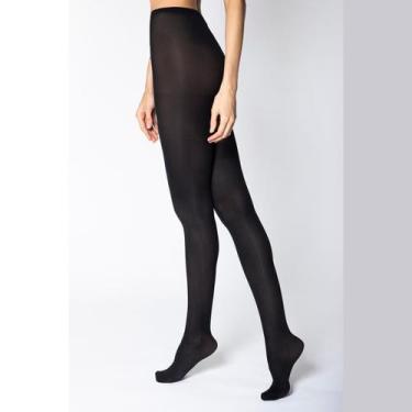 Imagem de Meia Calça Feminina Grossa Opaca Fio 40 Loba Lupo 5830, G, Preto