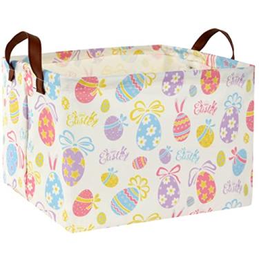 Imagem de TIBAOLOVER Organizador De Cesta Retangular Para Armazenamento Crianças Decoração Quarto Bebê E Presentes Páscoa