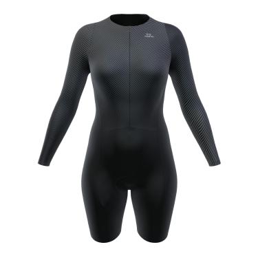 Imagem de Macaquinho Feminino Manga Longa Márcio May Sport Black