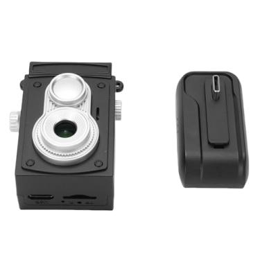 Imagem de Câmera Digital de Câmera Digital Vintage 2MP Câmera de Vídeo 1080p Gravação HD Com Porta Tipo C para a Vida e Fotografia de Viagem