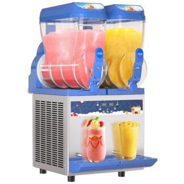 Imagem de Máquina de Raspadinha Comercial,1000W, Tanques de 30L,Máquina de Slushie em Aço Inoxidável 304,Resfriamento Eficiente, Ideal para Bares,