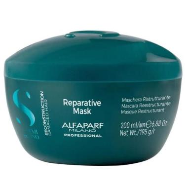 Imagem de Máscara Alfaparf Semi Di Lino Recontruction Reparative 200ml Repara fo