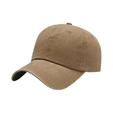 Imagem de Boné de Beisebol Unissex Ajustável - Algodão Lavado, Casual e para Uso