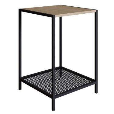 Imagem de Mesa Lateral 1 Prateleira Estilo Industrial York Hanover-preto - Artesano