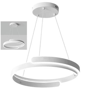 Imagem de Lustre Pendente 3 em 1 Plafon Luminaria LED Decoraçao Casa Quarto Sala de Estar Residencial Comercial Recepçao Ambiente Moderno Luxo