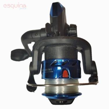 Imagem de Kit de pesca molinete 200 com linha e vara 1,20 com 2 partes - DEYU/ S
