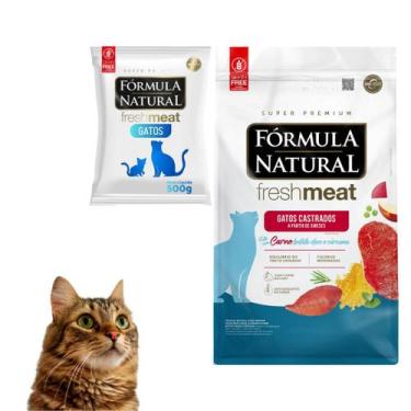 Imagem de Ração Super Premium Fórmula Natural Fresh Meat Para Gatos Castrados Sa