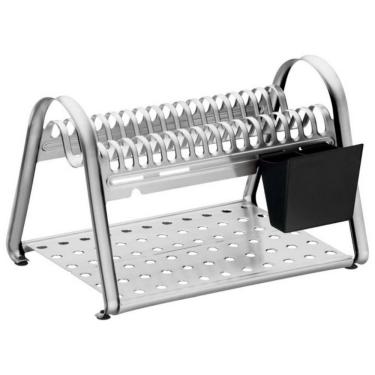 Imagem de Escorredor De Louças Tramontina Ciclo 61530010 Preto Com Inox