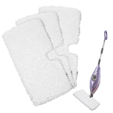 Imagem de Blocos de esfregão de substituição BIHARNT compatíveis com esfregões de bolso a vapor Shark S3500 Series S3501 S3601 S3550 S3901 S3801 SE450 S3801CO S3601D Steam Mop, 2