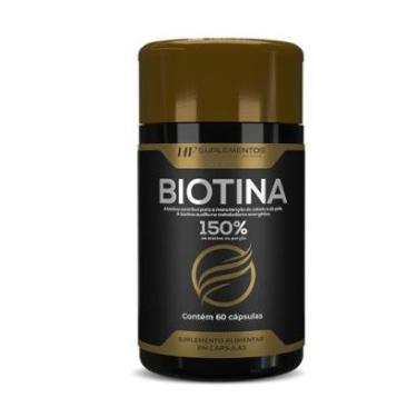 Imagem de BIOTINA 150% PREMIUM 60CAPS HF SUPLEMENTOS-Unissex