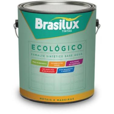 Imagem de Esmalte Ecológico base de Água Brasilux 3,6L, Vermelho