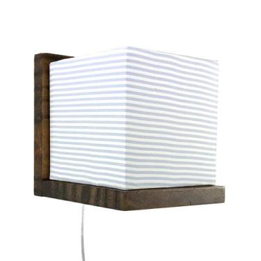 Imagem de Arandela Escura Cubinho ul Quarto Bebê Infantil Menino - Potinho de me