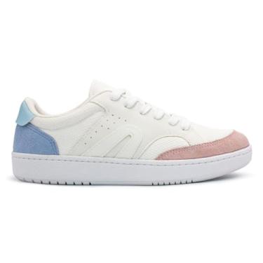 Imagem de Tênis Rainha Unissex Castle Ii Casual Branco/azul/rosa Ra03300006 40