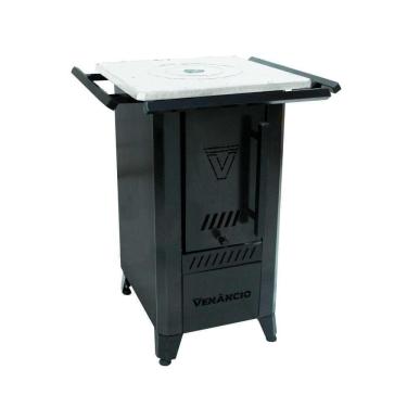 Imagem de Fogão A Lenha 1991 N° 00 Sem Tampa Preto F00-pr - Venâncio