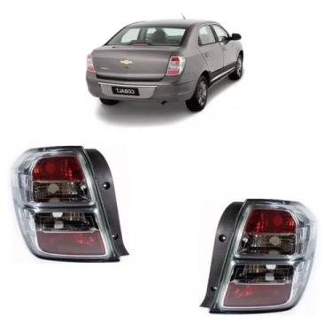 Imagem de Lanterna Traseira Cobalt 2012 2013 2014 2015 Canto Fumê Par - Automoti