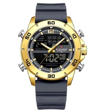 Imagem de Relógio masculino esportivo digital dual display esportivo à prova d´agua