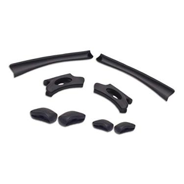 Imagem de Millersawp Kits de borracha de substituição Flak Jacket compatíveis com óculos de sol Oakley - preto