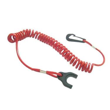 Imagem de Chave Corta Corrente P/ Motor Popa Mercury/Tohatsu + Cordão - Rickson