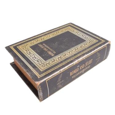 Imagem de Fafeicy Caixa de Couro Composto de Madeira Decorativa para Elegante Livro Vintage para o Clube de Hotel de Estudo