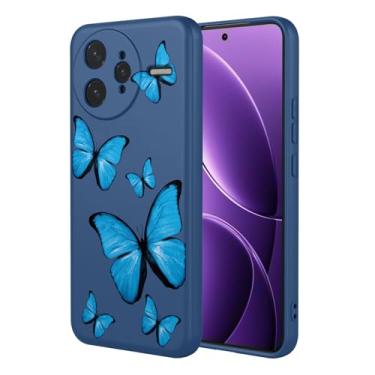 Imagem de KOARWVC Capa de telefone para Redmi K80 Pro, capa para Xiaomi Poco F7 Ultra, design de padrão de borboleta, fina, protetora, macia, amortecedora, capa de telefone para Xiaomi Redmi K80 Pro, borboleta