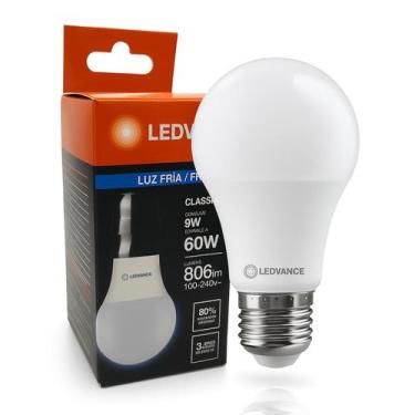 Imagem de Kit 7 Lampada Led Bulbo 9w Branca Fria 6500K Bivolt E27 - Ledvance OSR