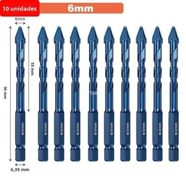 Imagem de Broca Excêntrica de Alta Dureza para Telha, Vidro e Cerâmica - 6/8/10/