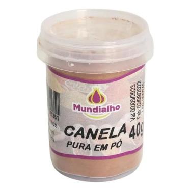 Imagem de Canela Pura Em Pó Mundialho 40g