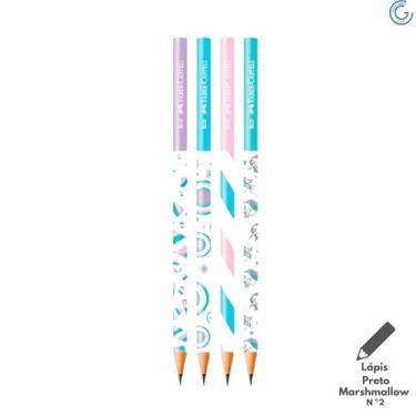 Imagem de Lápis Preto Nº 2 Marshmallow Sortido - Faber Castell