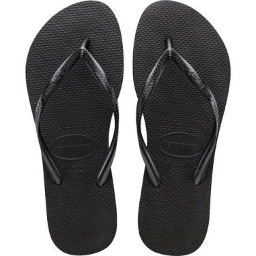 Imagem de Chinelo slim havaianas, Preto, 39