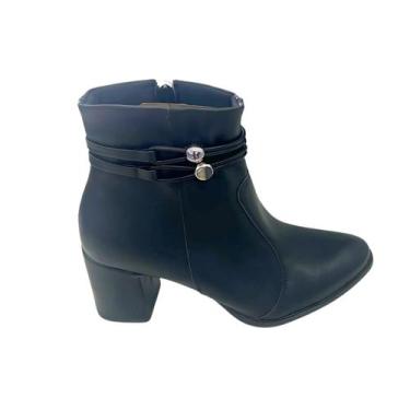 Imagem de Bota casual marina carvalho - estilo e versatilidade, Preto, 35