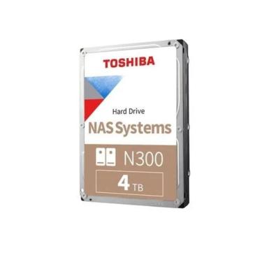 Imagem de  HD Toshiba N300, 4TB, 7200 RPM, NAS, 3.5`, SATA , Cache 512MB