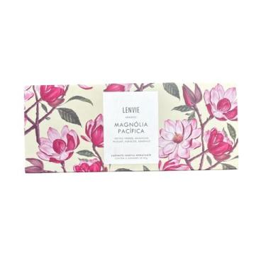 Imagem de Lenvie Sabonete Vegetal Hidratante Magnólia Pacífica, Kit 3 unidades, 80g cada