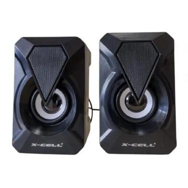Imagem de Caixa de Som USB Multimidia Com LED 10W RMS XC-CM-18
