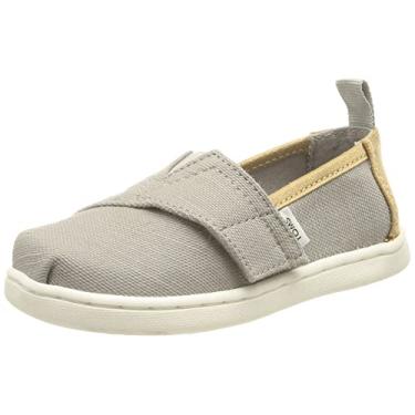 Imagem de TOMS Girl's, Alpargata Classic Slip-On - Infantil, Cinza, 7 Toddler