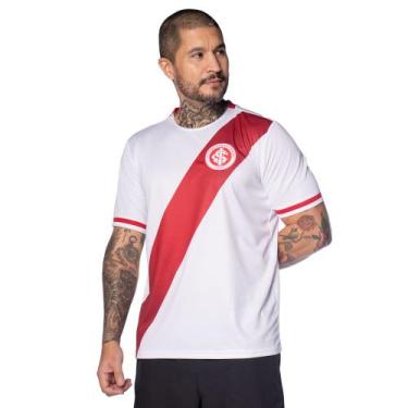 Imagem de Camiseta Masculina Inter Lotus Layer Faixa 1995 Branco, Branco, M